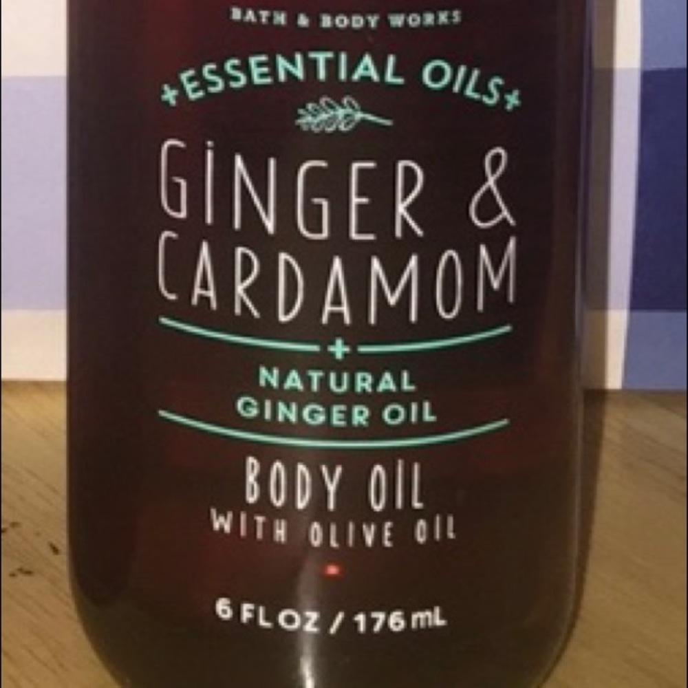 Bath Body Works Ginger Cardamom Body Oil New BBW